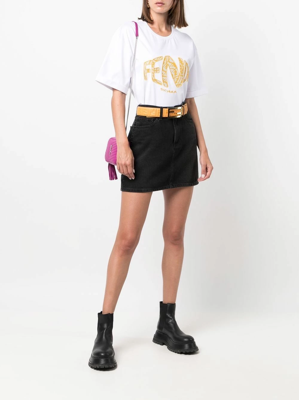 Cheapest βοΈ Fendi Fish Eye logo T π shirt t-shirts & jersey π shirts of women β 4 Fendi Fish-Eye logo T-shirt