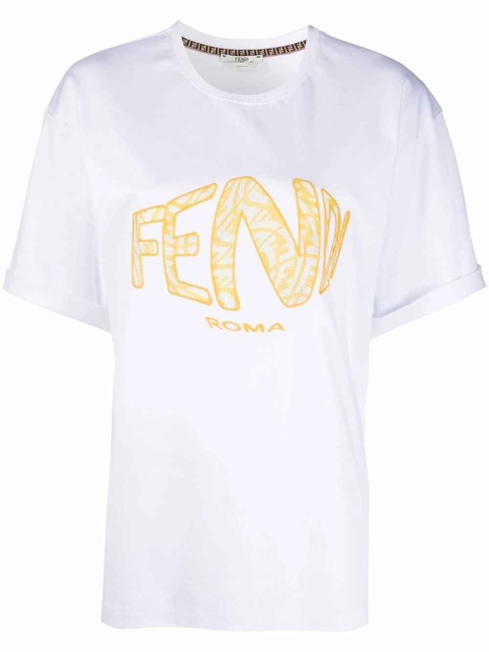 Cheapest βοΈ Fendi Fish Eye logo T π shirt t-shirts & jersey π shirts of women β 3 Fendi Fish-Eye logo T-shirt
