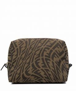 Fendi FF Vertigo zip-top clutch bag