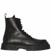 Fendi FF-motif leather ankle boots