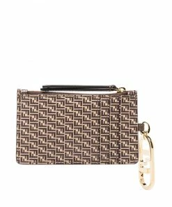 Fendi O’Lock FF-print cardholder