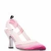 Fendi 85mm Colibri slingback mesh pumps