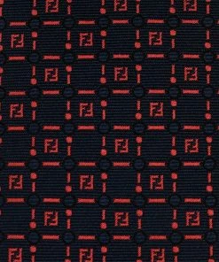 Fendi monogram silk tie