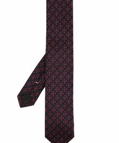 Fendi monogram silk tie