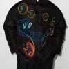 Fendi scribble-print puffer jacket