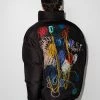 Fendi scribble-print puffer jacket