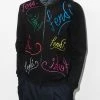 Fendi x Noel Fielding logo-embroidered zipped hoodie