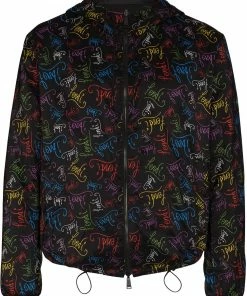 Fendi x Noel Fielding logo-print jacket