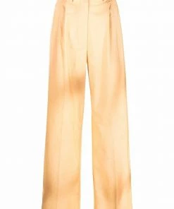Fendi high-waisted dyed trousers