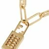 Fendi O'Lock crystal-embellished chain necklace