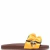 Discount π Fendi Toggle fastening ruched slides π©΄ sandals of women β 1 Fendi toggle-fastening ruched slides