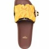 Fendi toggle-fastening ruched slides