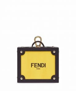 Fendi Suitcase logo-print charm