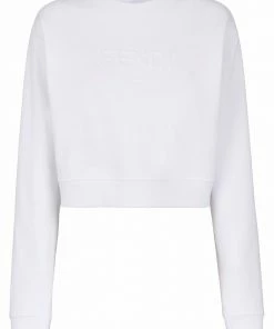 Fendi logo-embossed sweatshirt