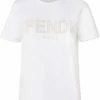 Fendi logo-embroidered T-shirt