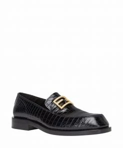 Fendi FF Baguette-motif loafers