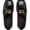 Fendi FF Baguette-motif loafers