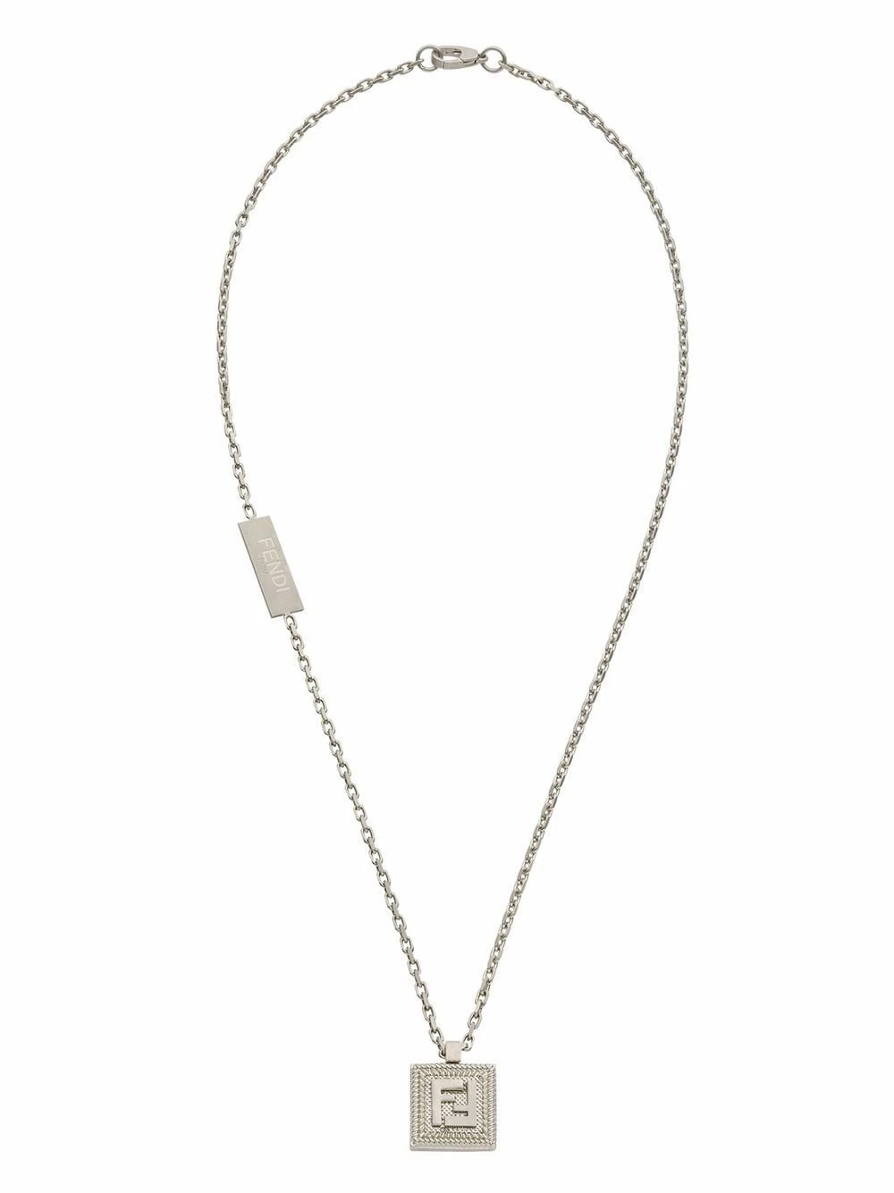 Best deal ✔️ Fendi FF Guillochet necklace necklaces of men ⭐ 4 Fendi FF Guillochet necklace