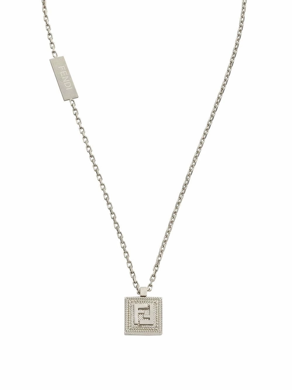 Best deal ✔️ Fendi FF Guillochet necklace necklaces of men ⭐ 3 Fendi FF Guillochet necklace