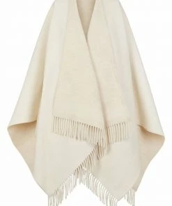 Fendi Karl fringed wrap poncho
