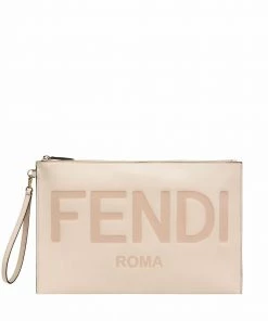 Fendi large flat pouch