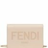 Fendi mini chain-strap wallet