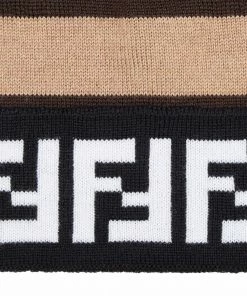 Fendi FF-motif beanie
