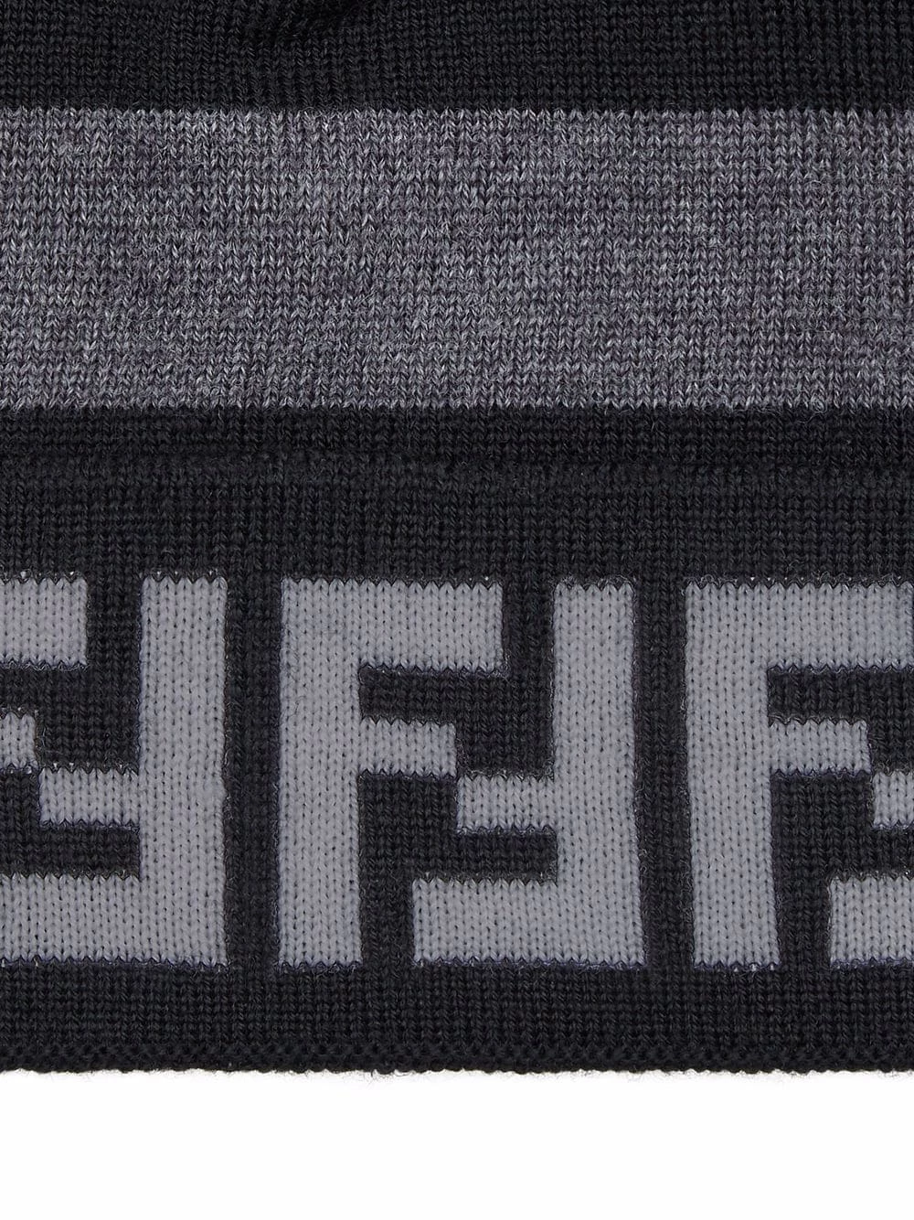 Best Pirce π Fendi FF motif Pequin stripe knitted beanie hats of men π₯° 4 Fendi FF-motif Pequin-stripe knitted beanie