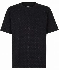 Fendi logo polka dot T-shirt