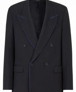 Fendi double-breasted gabardine blazer
