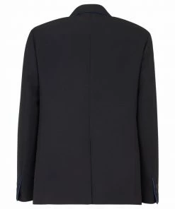 Fendi double-breasted gabardine blazer