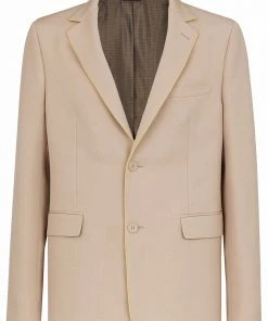 Fendi single-breasted gabardine blazer