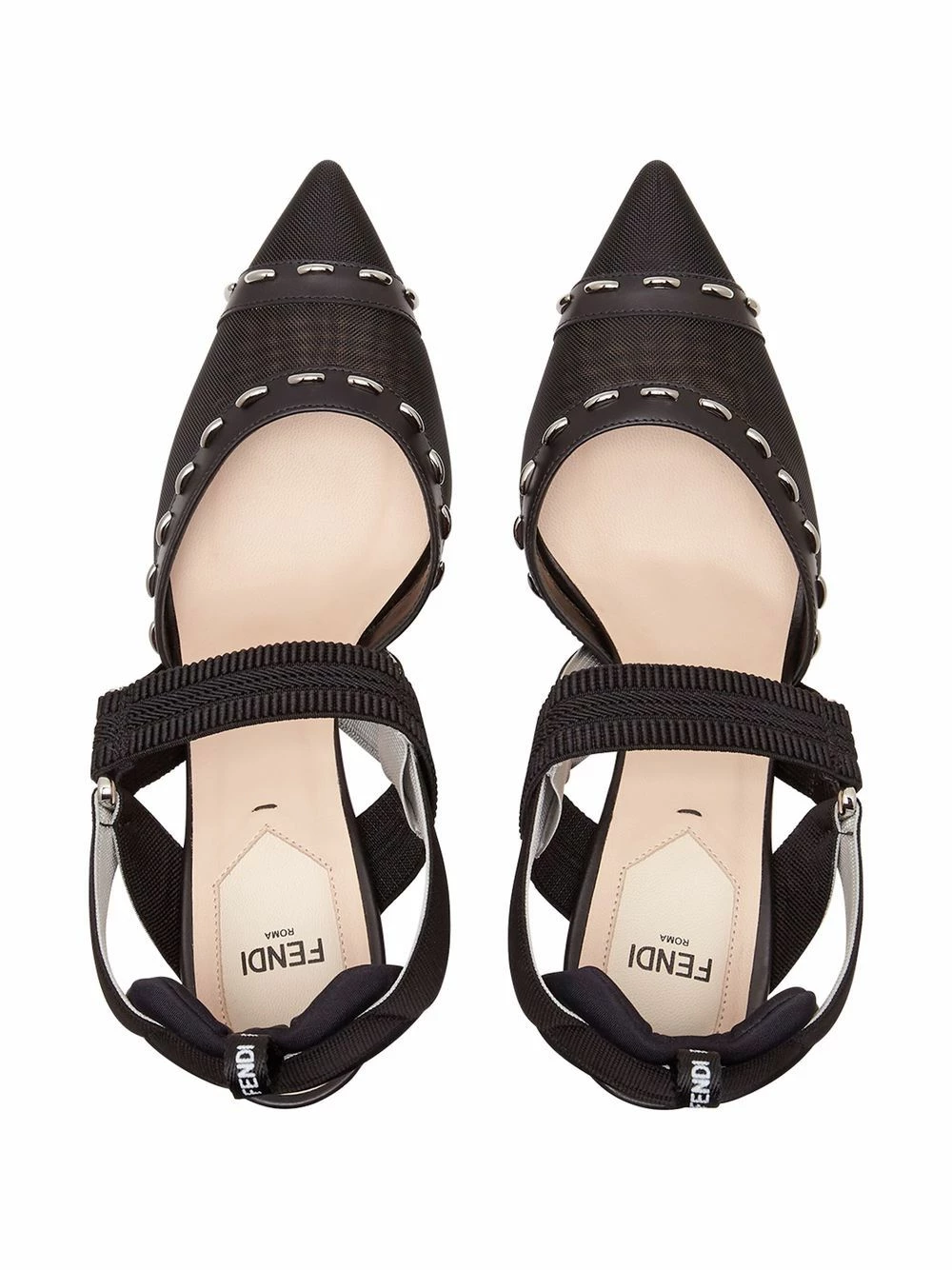 Best Pirce 🎁 Fendi Colibrì 85mm slingback pumps of women 🥰 6 Fendi Colibrì 85mm slingback pumps