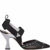 Fendi Colibrì 85mm slingback pumps