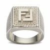Fendi FF Guillochet ring