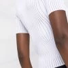 Fendi short-sleeve rib-knit top