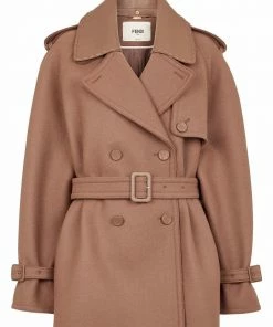 Fendi short trench coat