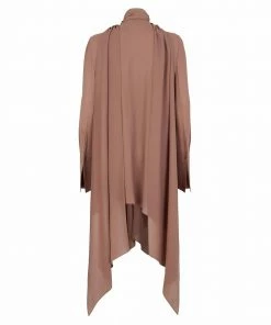 Fendi foulard-collar georgette shirt