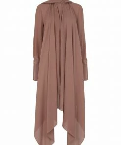 Fendi foulard-collar georgette shirt