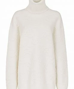 Fendi oversized roll-neck jumper