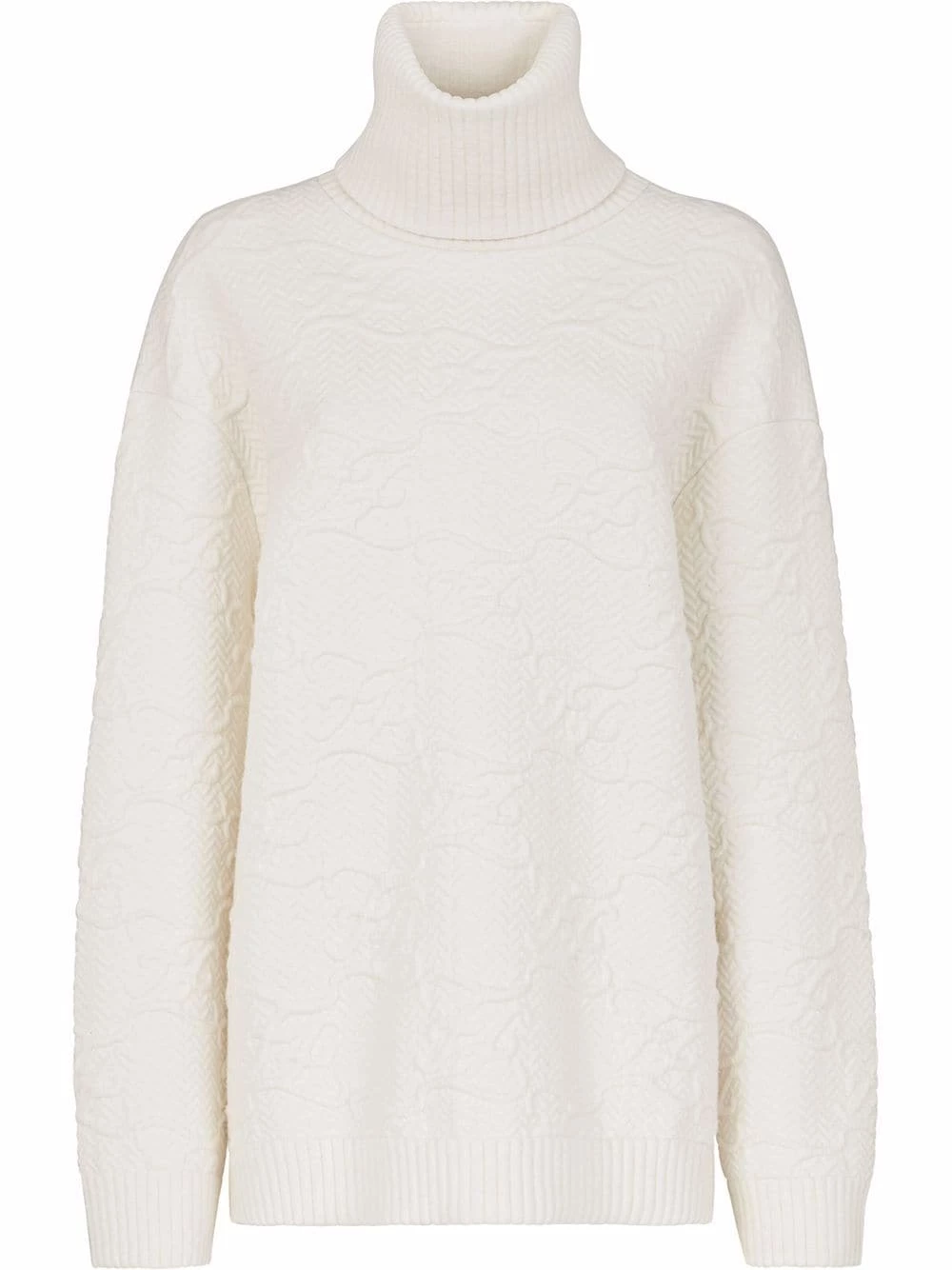Cheap ⭐ Fendi Oversized roll neck jumper knitted sweaters of women ✔️ 3 Fendi oversized roll-neck jumper