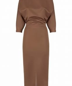 Fendi piqué jersey sheath dress