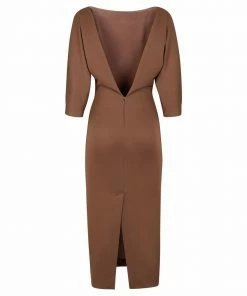 Fendi piqué jersey sheath dress