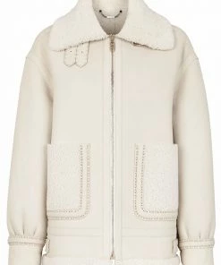 Fendi oversized aviator-style jacket