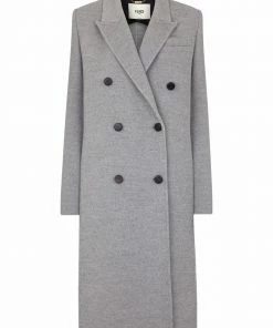 Fendi double-breasted wool coat