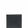 Fendi FF-logo pebbled-leather bi-fold wallet