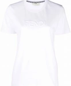 Fendi logo-embossed T-shirt