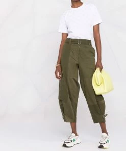 Fendi Karligraphy flocked logo T-shirt