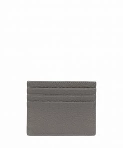 Fendi logo-plaque grained cardholder
