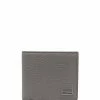 Fendi logo-plaque grained wallet
